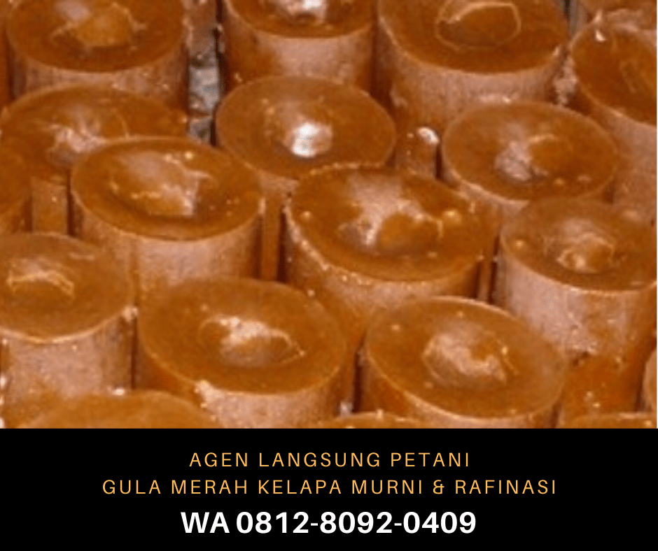 WA 0812-8092-0409 Jual Gula Merah Kelapa Murni Tanpa Campuran Kirim Bandung